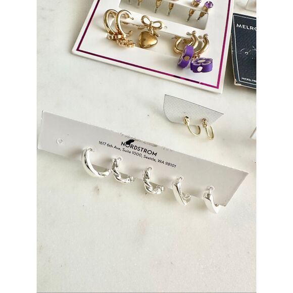 18 pairs of mixed earrings - Picture 3 of 8